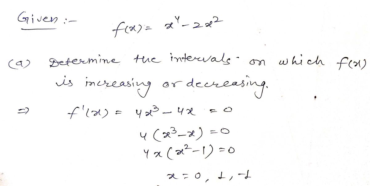 Calculus homework question answer, step 1, image 1